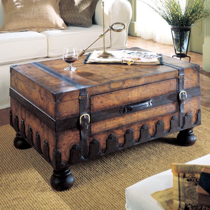 Investment interior design -antique trunk